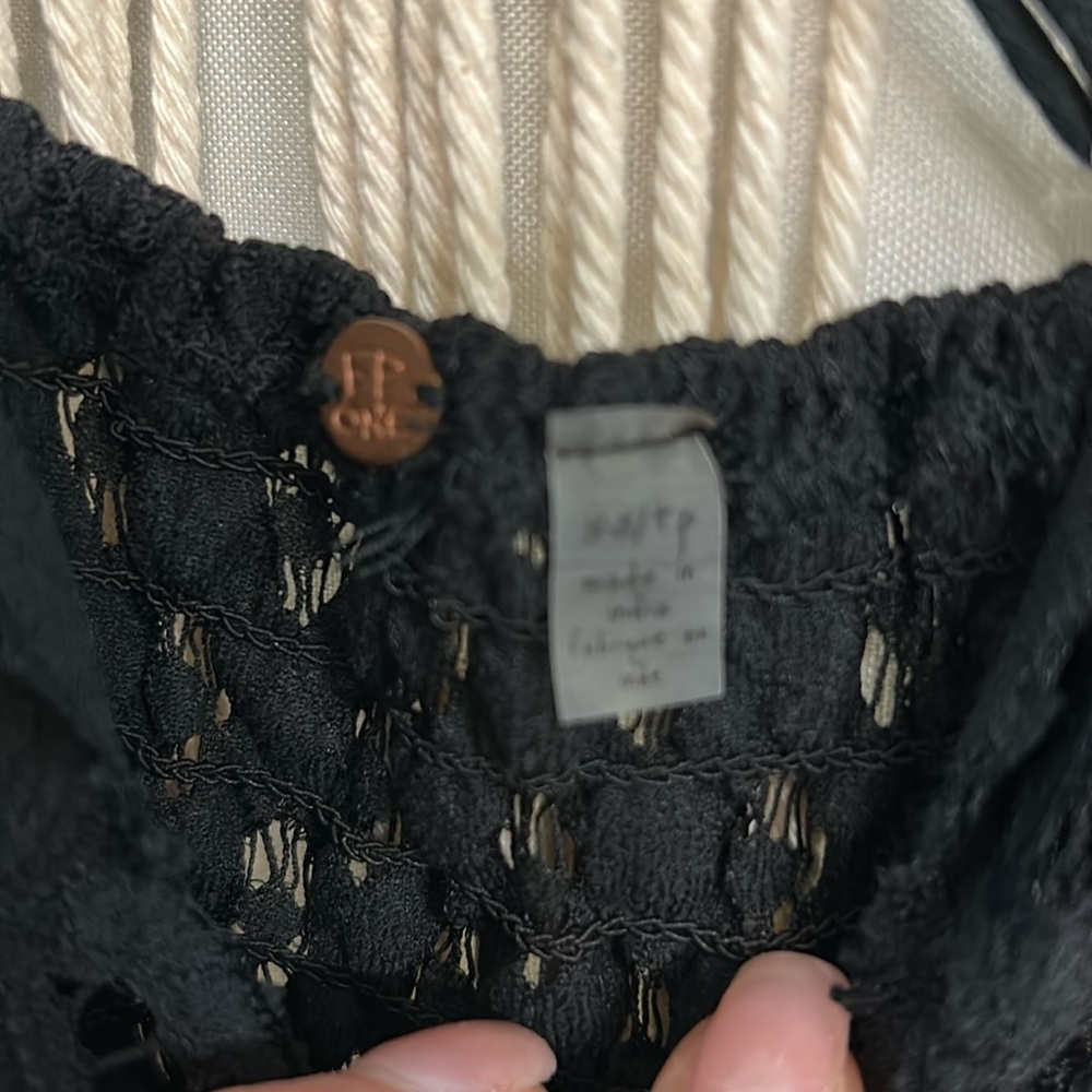Free People Adela Tie Dye Slip In Black Combo 

Very gently used only worn once